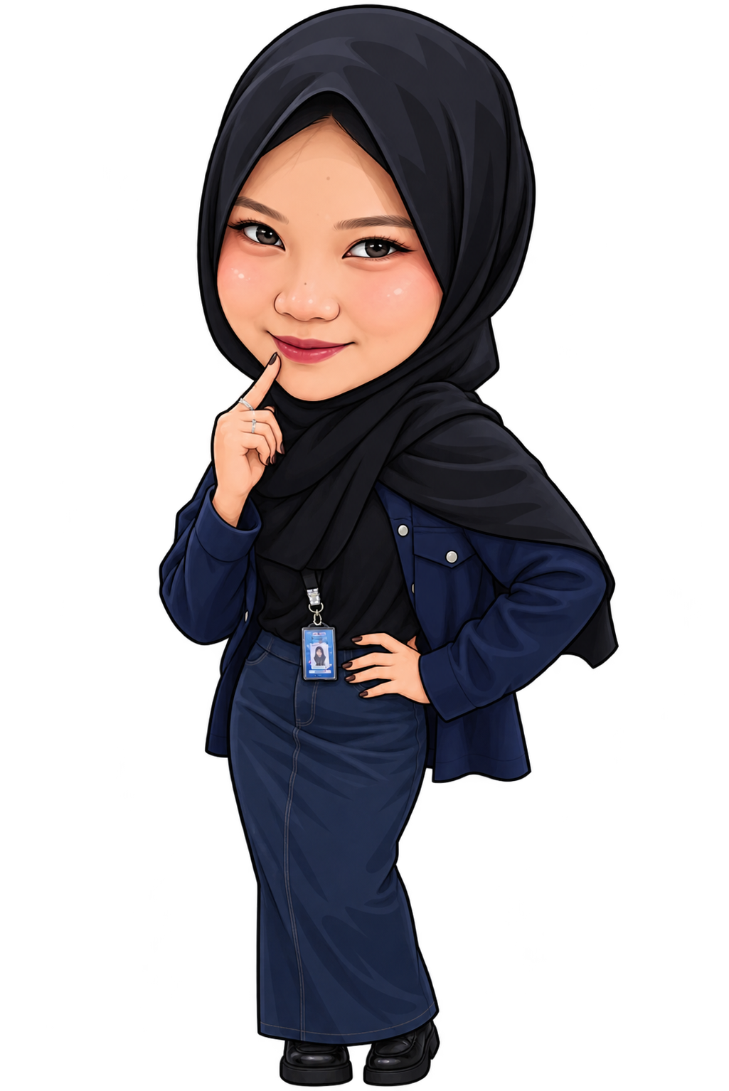 Hijabi Sticker (Cewek)